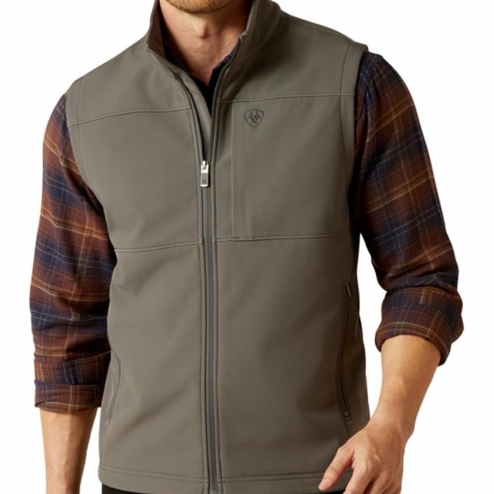Ariat Men's Charcoal Softshell Vest
